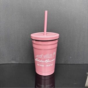 Eddie Bauer Pink Tumbler 13 OZ Double-Wall Vacuum Mug